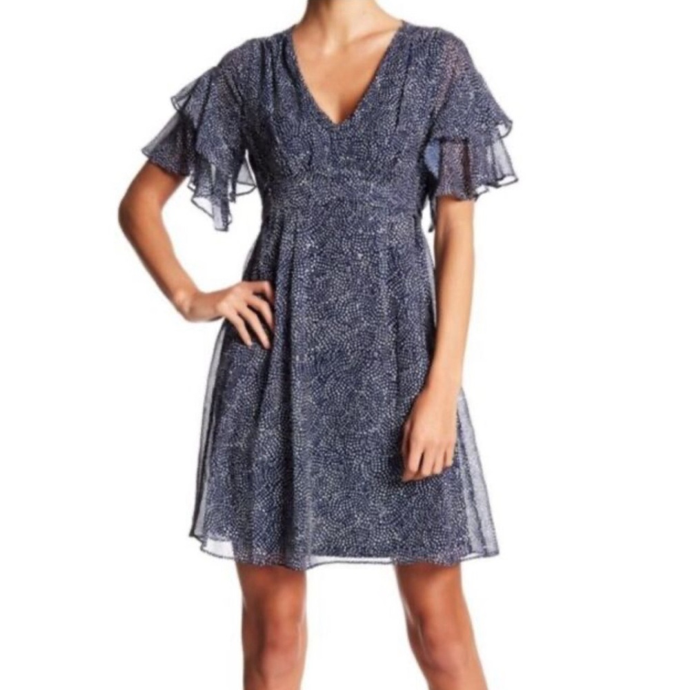 Betsey Johnson Blue & White Polka Dot Dress.